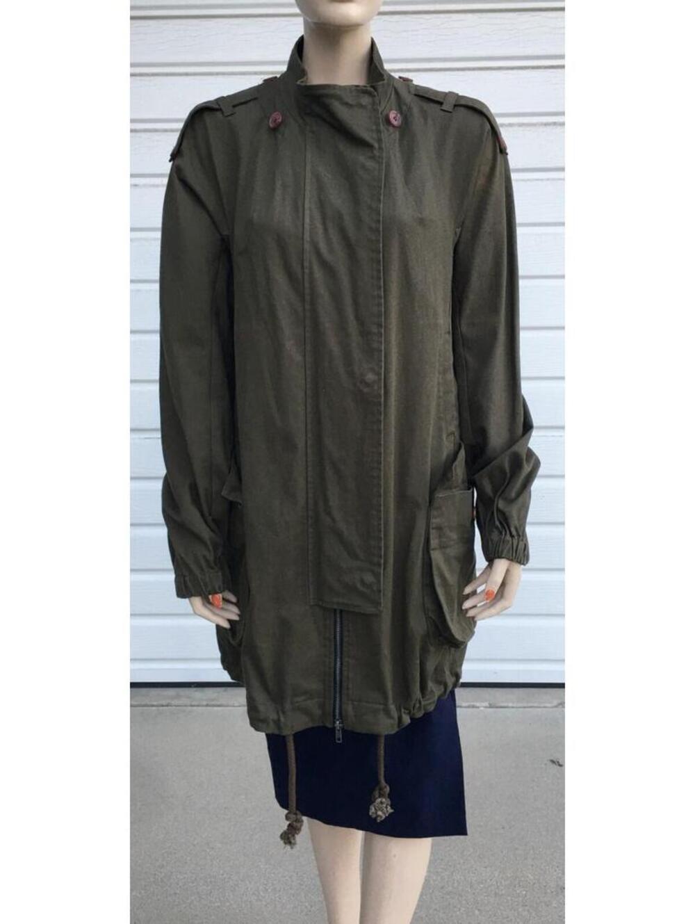 L'Agence Military-Style Field Jacket Army Green Women's sz S